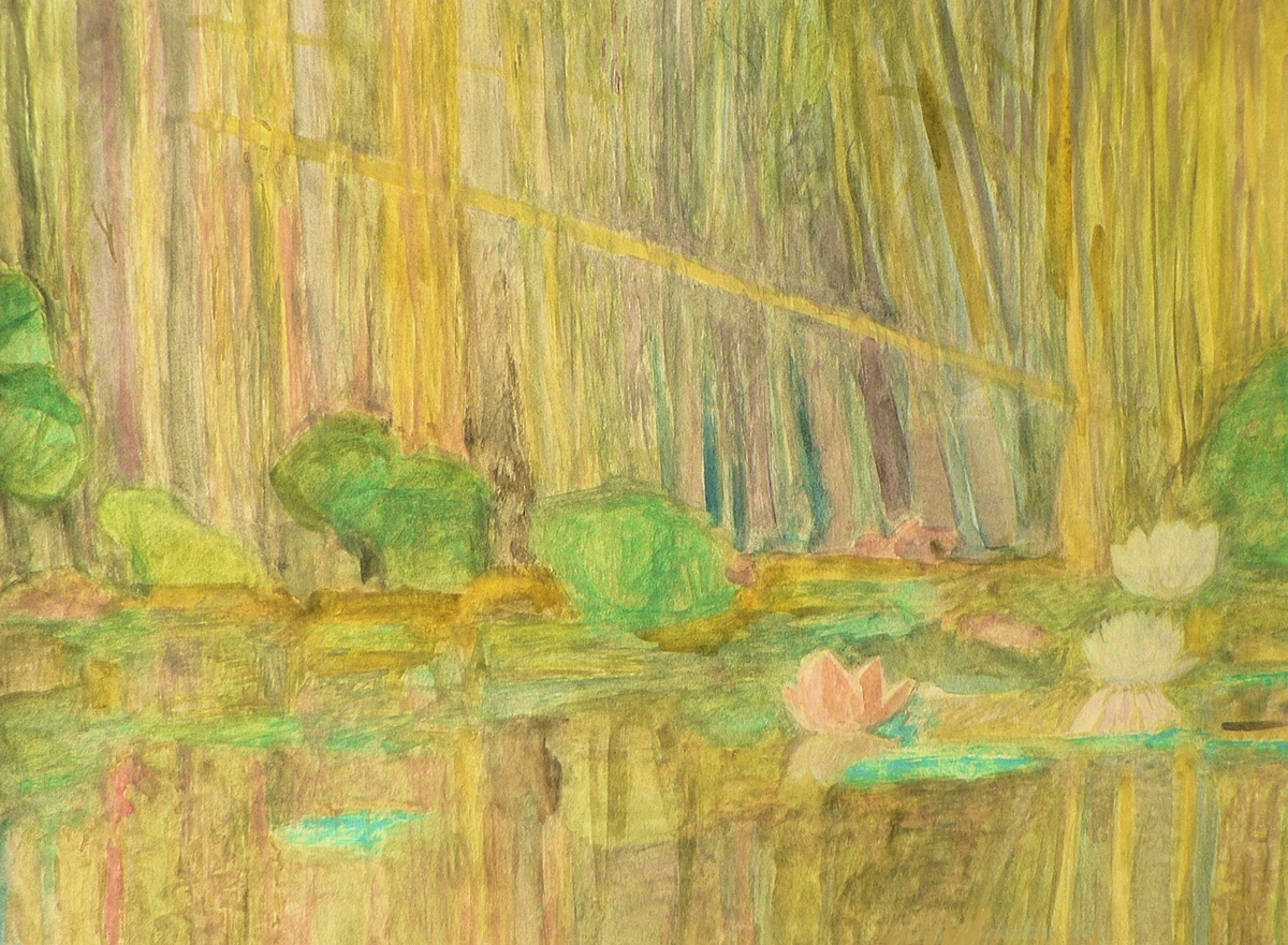 Obraz dobrze zaczęty, gwasz, mal. RK